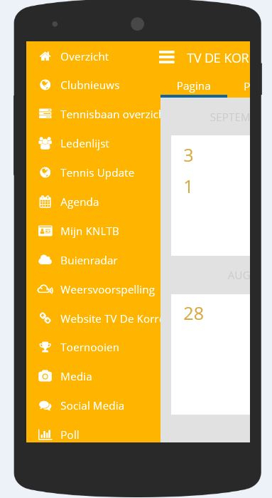 Screendump 2 ClubApp