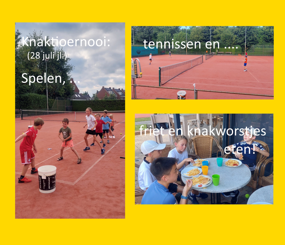 Broodje Knak toernooi voor de jeugd.